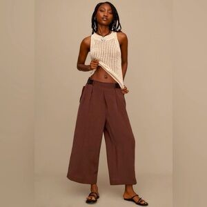 Anthropologie || Wide Leg ‘Safari Pants’